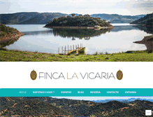 Tablet Screenshot of fincalavicaria.com